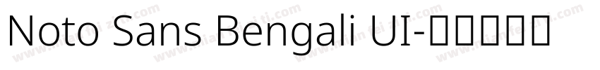 Noto Sans Bengali UI字体转换